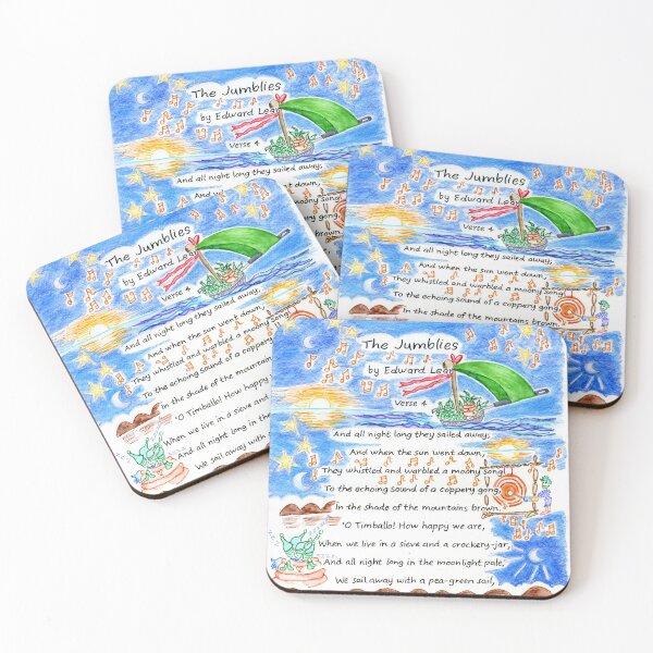 Item preview, The Jumblies by Edward Lear Verse 4 designed and sold by LymphomaLass.