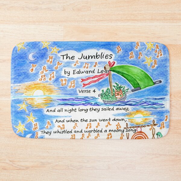 Item preview, The Jumblies by Edward Lear Verse 4 designed and sold by LymphomaLass.
