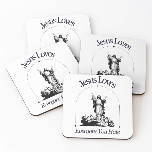 Item preview, Jesus Loves Everyone You Hate  designed and sold by leftyshirts.