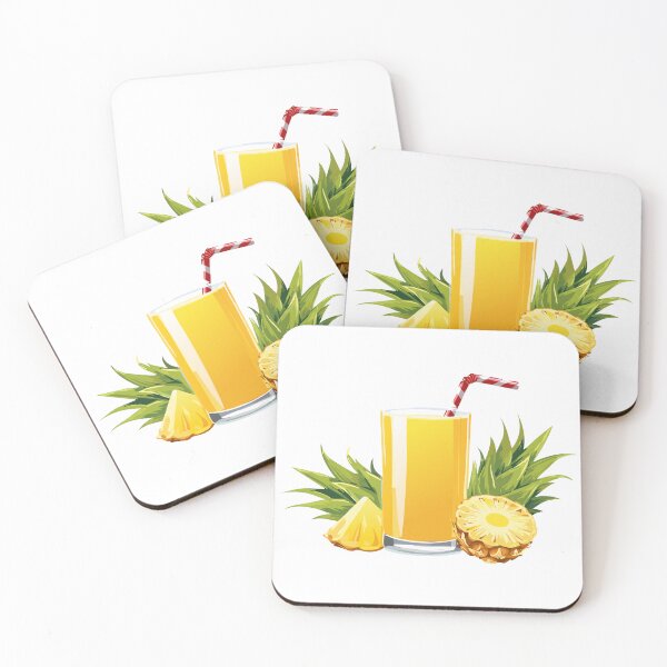 Item preview, Pina Colada cocktail, Pineapple Juice, fruit juice in a glass and pineapple, Pineapple fruit, Tropical sweet ananas, slices pineapple, Summer fruits for healthy lifestyle, designed and sold by Danler.