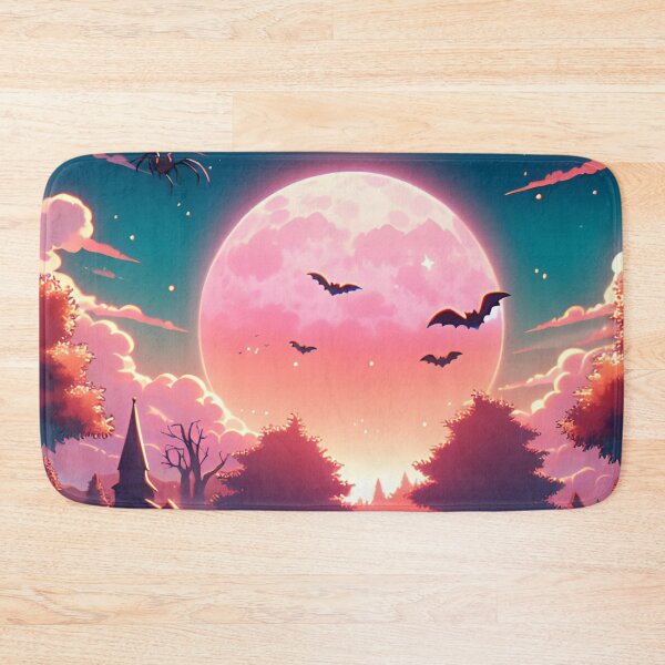 Item preview, Halloween Night Cemetery with Pink Moon designed and sold by JoeZigns81.