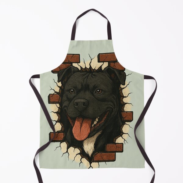 Item preview, Powerful Pitbull Breaking Walls designed and sold by Idelab-11.