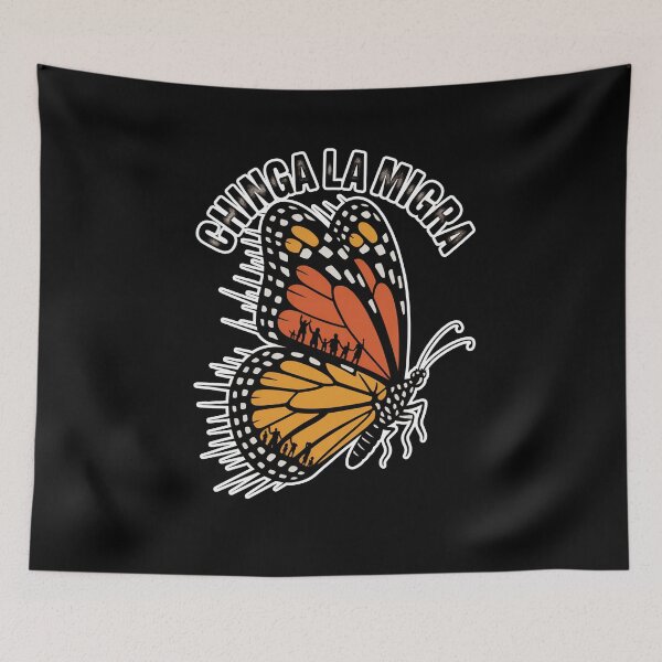Item preview, CHINGA LA MIGRA with Monarch Butterfly designed and sold by LoveAndDefiance.
