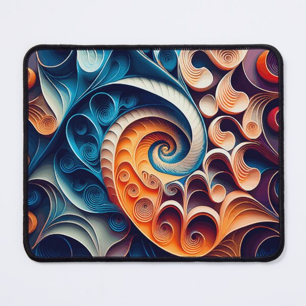 Item preview, Colorful Abstract Fibonacci Art 14 designed and sold by Vicky Brago-Mitchell®.