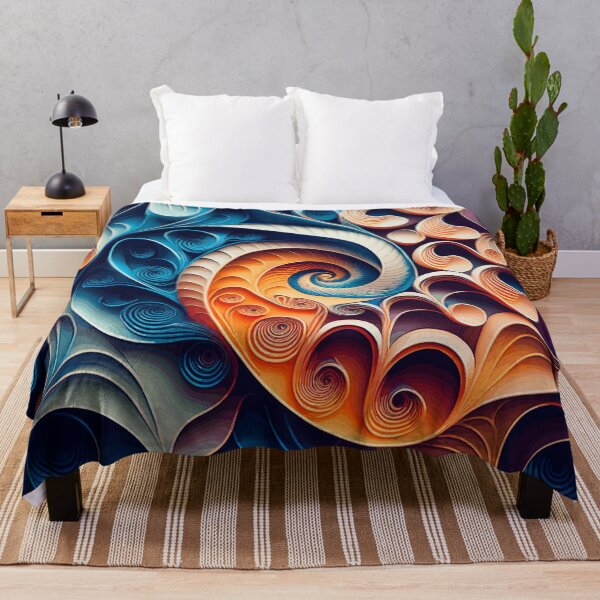 Item preview, Colorful Abstract Fibonacci Art 14 designed and sold by Vicky Brago-Mitchell®.