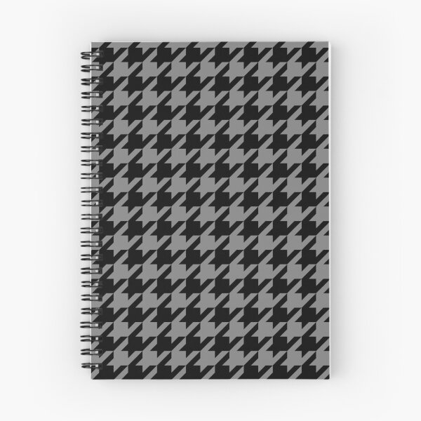 Item preview, Black and Grey dark Houndstooth Pattern – Modern Graphic Textile designed and sold by EmeraldeaArt.