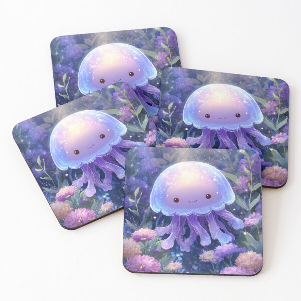 Item preview, Floral Ocean Jellyfish designed and sold by scicilysimonee.