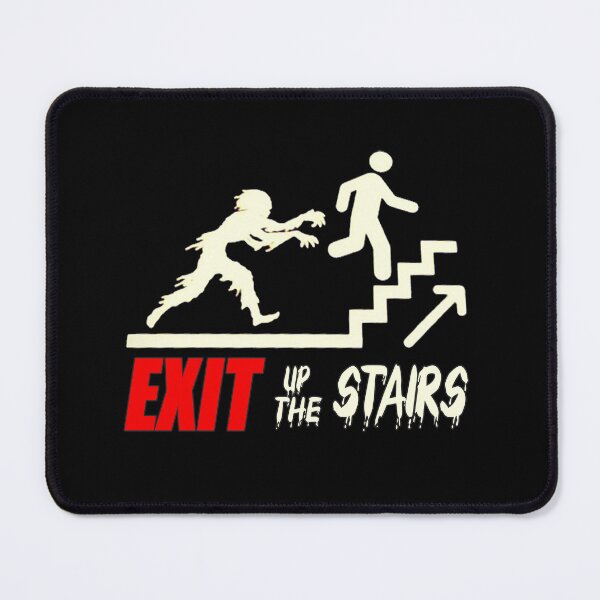 Item preview, Exit up the Stairs - Haunted Hotel Sign designed and sold by OvertTerror.