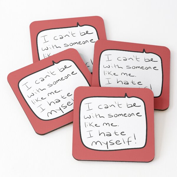 Item preview, Self-Loathing Realization – “I Hate Myself” Funny Quote designed and sold by from here 2 mars.