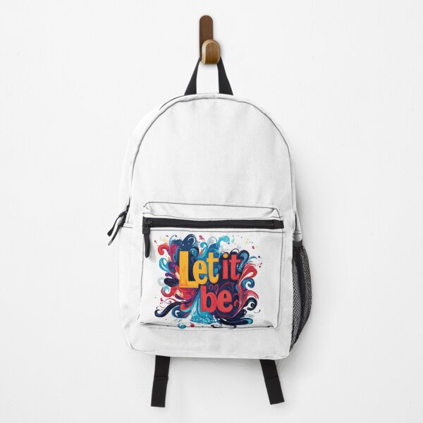 Item preview, Let It Be Abstract Art Vibrant Splatter Quote Design Colorful Freedom Message designed and sold by SAMNagy.