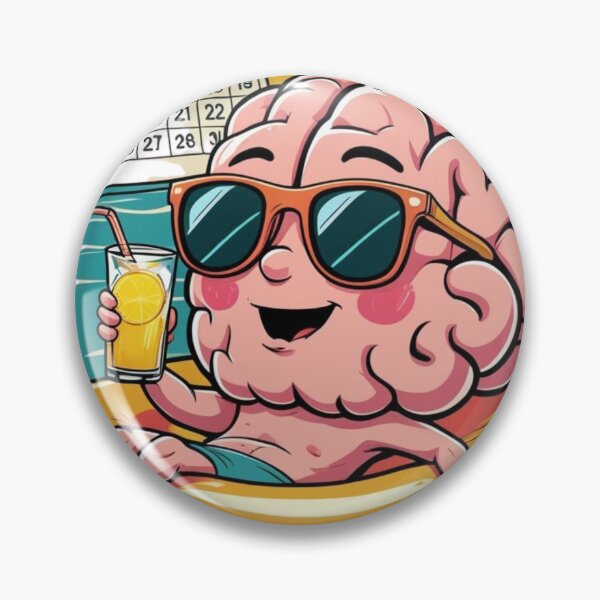 Item preview, Back to School with a sleepy cartoon brain  designed and sold by Loviness.