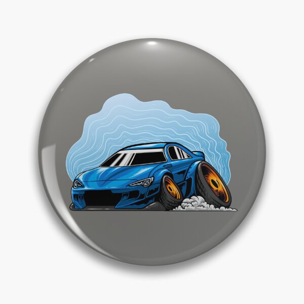 Item preview, Fast blue sports car designed and sold by Joncasmiart.