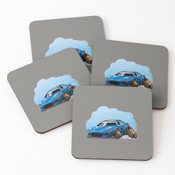 Item preview, Fast blue sports car designed and sold by Joncasmiart.