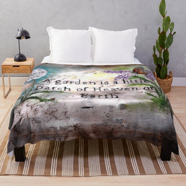 Item preview, A garden is a little patch of heaven on earth designed and sold by Stephanie Skeem.