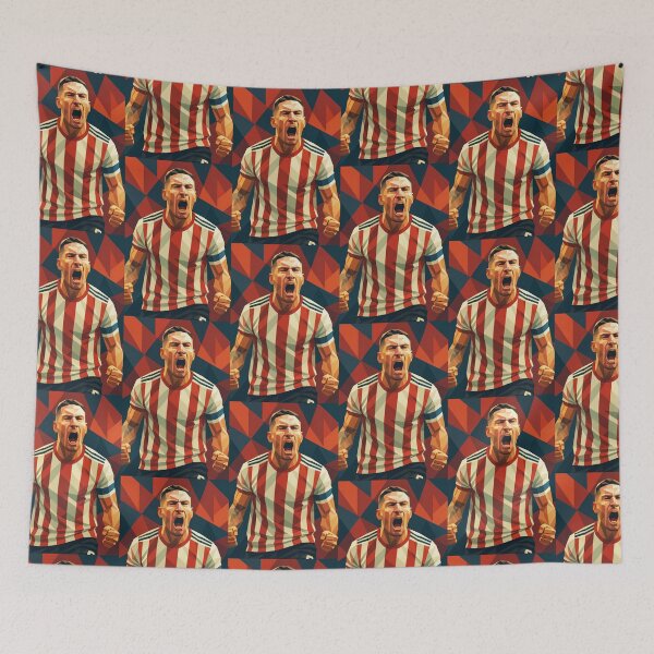 Item preview, Billy Sharp Sheffield United Football Legend Fan Art designed and sold by kakarikihill.
