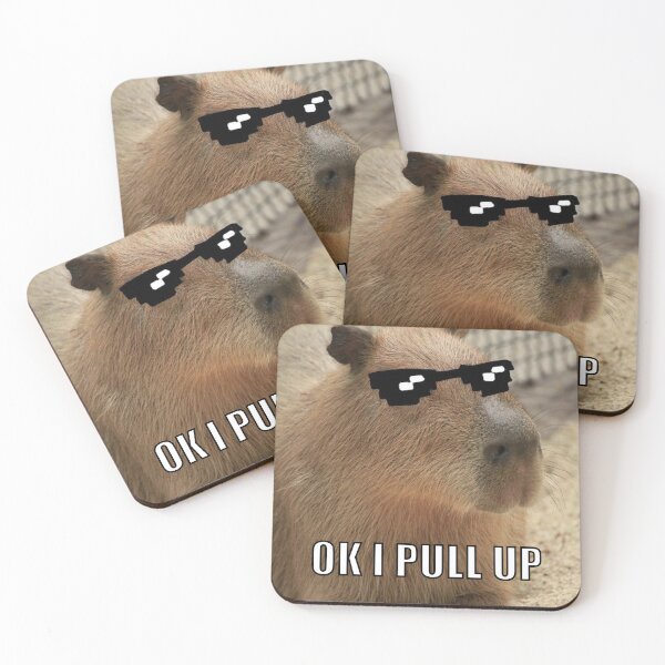 Item preview, Capybara Ok I Pull Up designed and sold by Ceebeekaa.