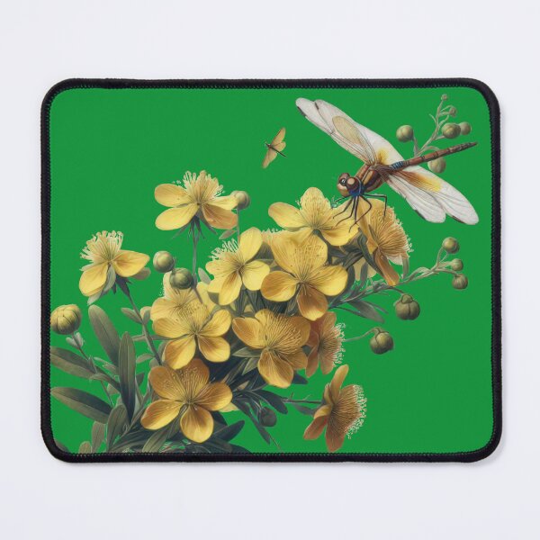 Item preview, A Dragonfly's Rest on St. John's Wort designed and sold by IraBum.
