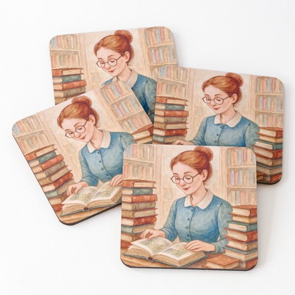 Item preview, The librarian in the library designed and sold by Steffani Lehmann.