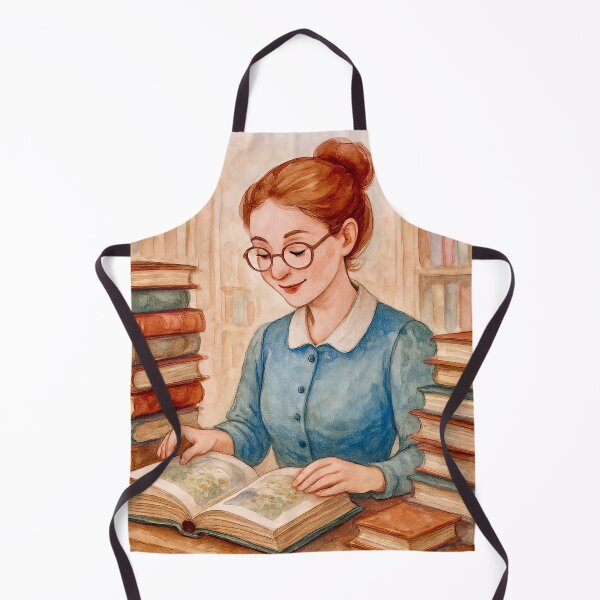 Item preview, The librarian in the library designed and sold by Steffani Lehmann.