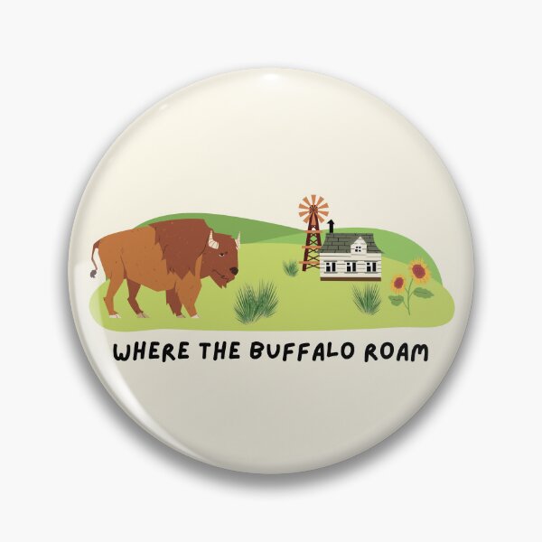 Item preview, Where the Buffalo Roam Kansas Prairie Design – PrairiePulseCo designed and sold by PrairiePulseCo.