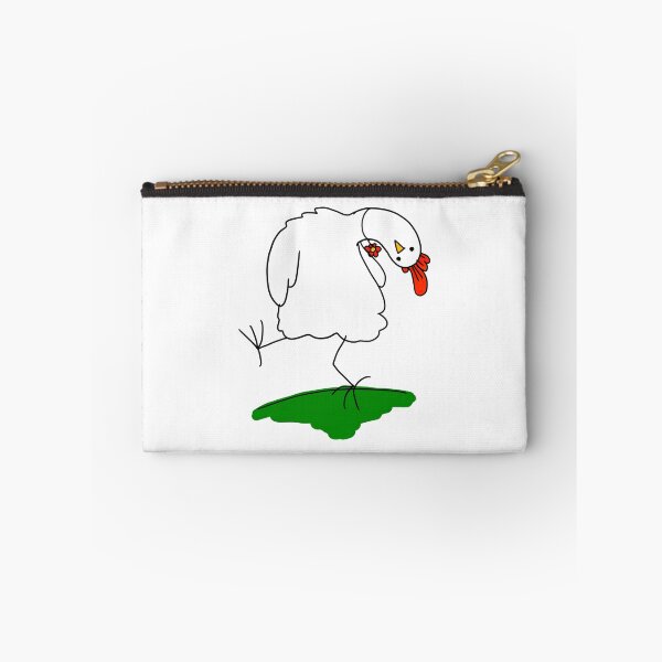 Item preview, Funky Chicken Pose – One Line Art with Flower Necklace designed and sold by EmeraldeaArt.