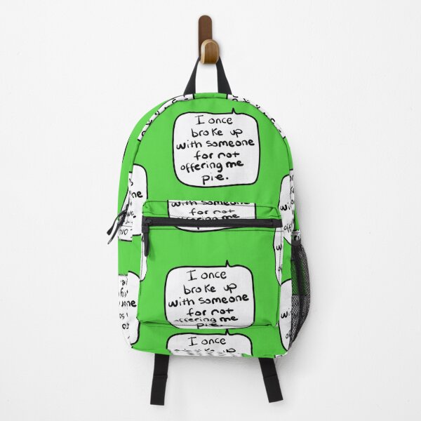 Item preview, “I Once Broke Up With Someone for Not Offering Me Pie” – Funny Handwritten Speech Bubble Quote designed and sold by from here 2 mars.