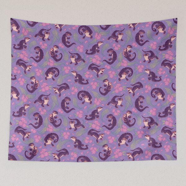 Item preview, Red eyed crocodile skinks with a side of pink  designed and sold by Colordrilos.