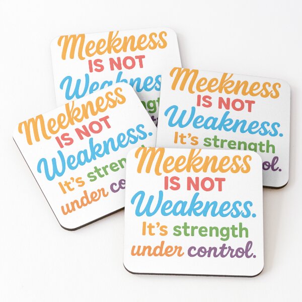 Item preview, Meekness Is Not Weakness designed and sold by HouseofOpulent.