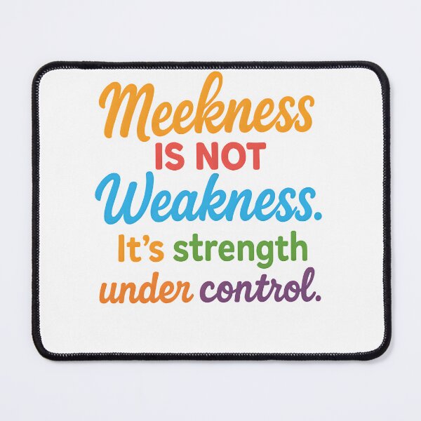 Item preview, Meekness Is Not Weakness designed and sold by HouseofOpulent.
