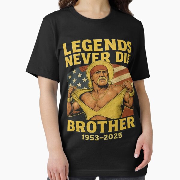 Item preview,  RIP Hulk Hogan Shirt hulkamania | legends never die Brothers  designed and sold by Printify Zone.