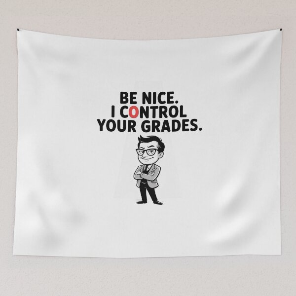 Item preview, Be Nice. I Control Your Grades – Funny Sassy Teacher  designed and sold by MagicWander.