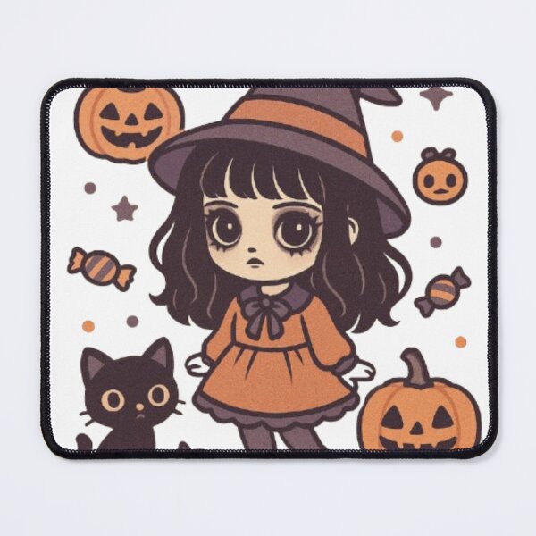 Item preview, Halloween girl kawaii designed and sold by veejiras.