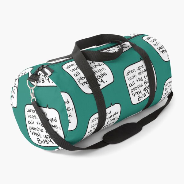 Item preview, “When You Look Annoyed All the Time, People Think That You’re Busy” – Funny Handwritten Speech Bubble Quote designed and sold by from here 2 mars.
