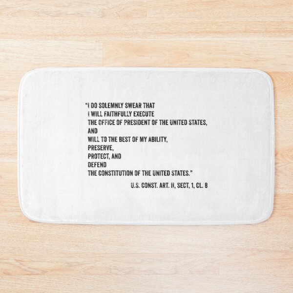 Item preview, Presidential Oath of Office designed and sold by PSCSCo.