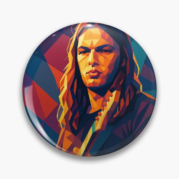 Item preview, Young David Gilmour Guitar Musical Legend Vector Art designed and sold by kakarikihill.
