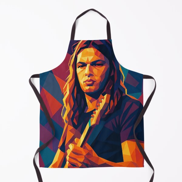 Item preview, Young David Gilmour Guitar Musical Legend Vector Art designed and sold by kakarikihill.