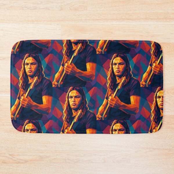 Item preview, Young David Gilmour Guitar Musical Legend Vector Art designed and sold by kakarikihill.