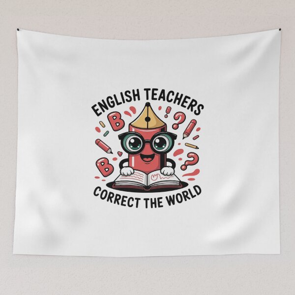 Item preview, English Teachers Correct the World – Proud Grammar Education designed and sold by MagicWander.