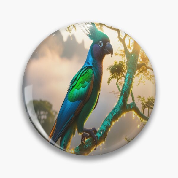Item preview, Mystic Quetzal in Jade Cloud Forest Dawn designed and sold by Max Store.
