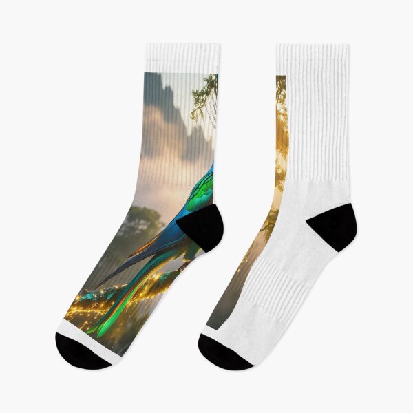 Item preview, Mystic Quetzal in Jade Cloud Forest Dawn designed and sold by Max Store.