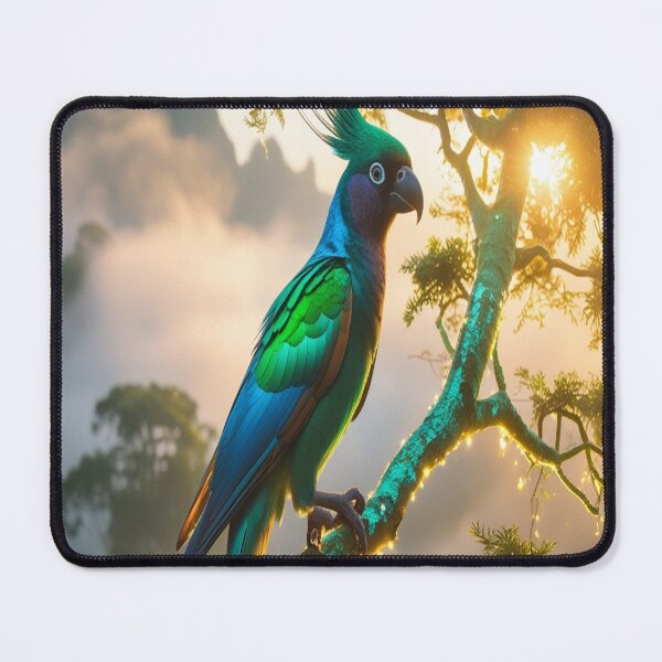 Item preview, Mystic Quetzal in Jade Cloud Forest Dawn designed and sold by Max Store.