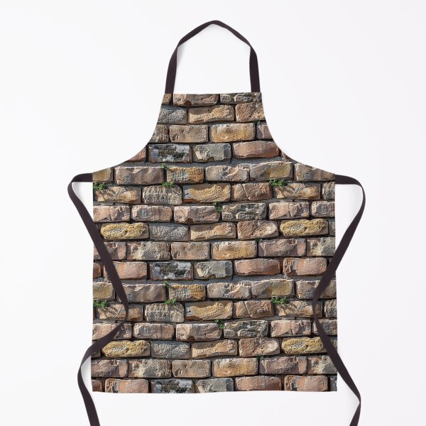 Item preview, Rustic Textured Old Brick Wall with Greenery designed and sold by NTGUILTY.