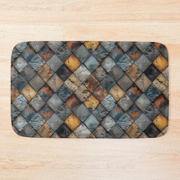 Item preview, Industrial Rustic Diamond Tile Texture designed and sold by NTGUILTY.