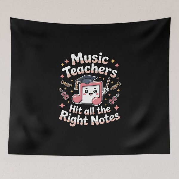 Item preview, Music Teachers Hit All the Right Notes – Inspirational Music Education designed and sold by MagicWander.