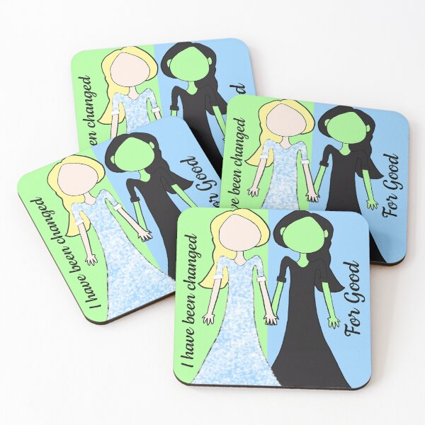 Item preview, Silhouette  For Good Wicked Musical Elphaba Glinda designed and sold by sarahp77.