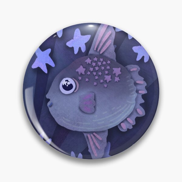 Item preview, Sun fish amongst starry sea designed and sold by the-goldenfish.