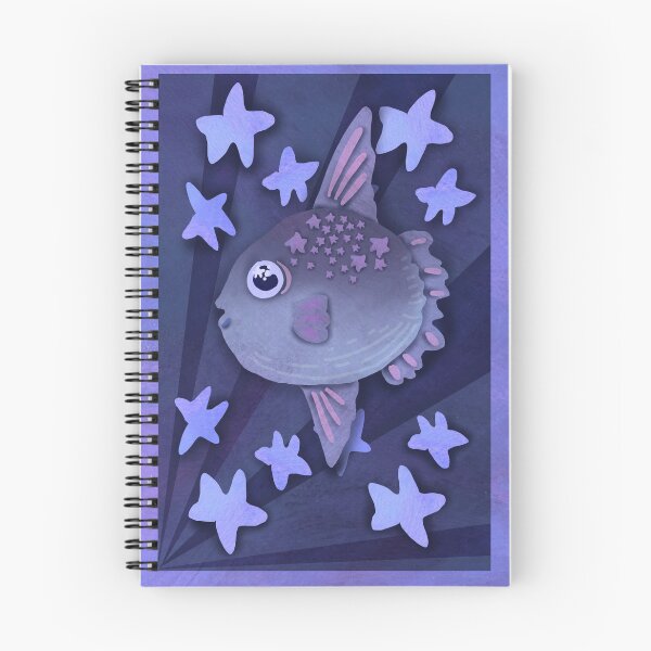 Item preview, Sun fish amongst starry sea designed and sold by the-goldenfish.