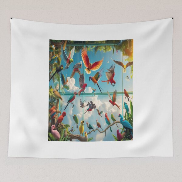Item preview, Surreal Sky Aviary Glass Paradise designed and sold by Max Store.