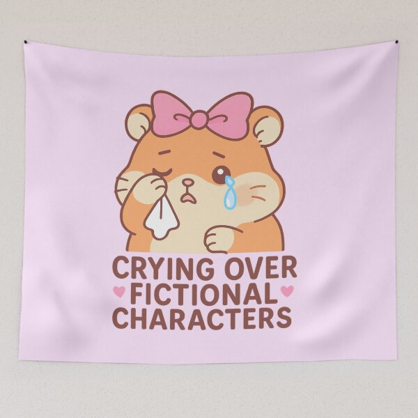 Item preview, Crying Over Fictional Characters Hamster designed and sold by TinyPanic.