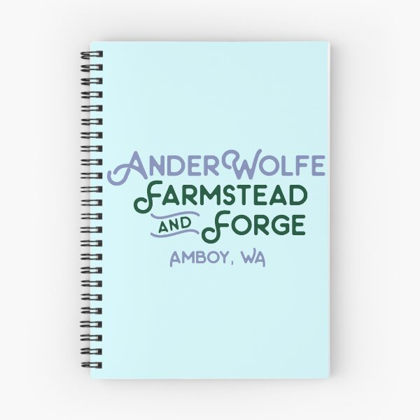 Item preview, AnderWolfe Farmstead & Forge logotype color designed and sold by Aethervision.